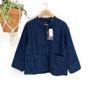 Levi's | Oversized Denim Zip-Up Jean Jacket/Coat
